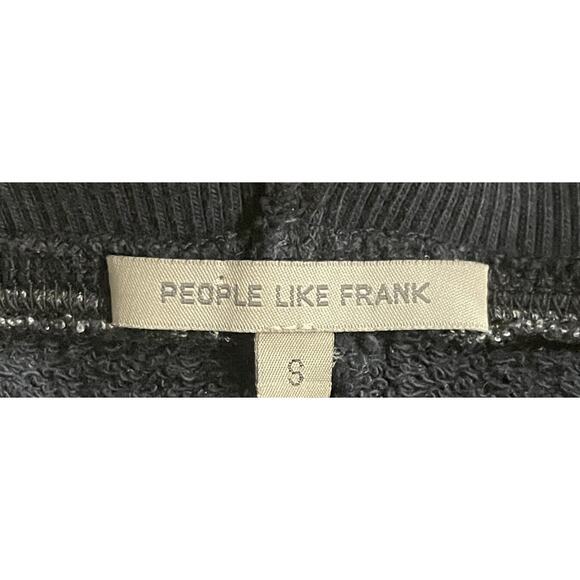 People Like Frank Anthropologie Sweater Colorblock Zip Up Back Cowl Neck S - Picture 7 of 12